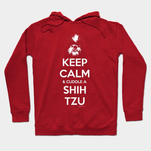 Keep Calm & Cuddle A Shih Tzu Hoodie by jaytees